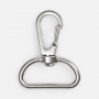 Застежка-карабин Snap Hook, L, серебристая