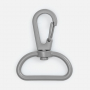 Застежка-карабин Snap Hook, L, серая