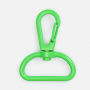 Застежка-карабин Snap Hook, L, зеленый неон