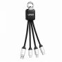 Кабель-брелок Plug с подсветкой гравировки
