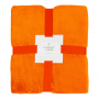 Плед мягкий флисовый Super Soft Comfort Travel, оранжевый
