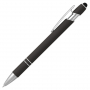 Ручка шариковая Star Soft Touch Shiny Silver Requis, черная