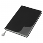 Ежедневник Flexy Latte Soft Touch Black Edition Color А5, черный с серым