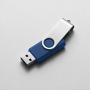 Флеш-карта Флэш С1, USB 2.0, темно-синяя
