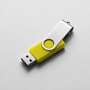Флеш-карта Флэш С1, USB 2.0, желтая