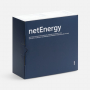 Bluetooth-колонка с беспроводной зарядкой и часами netEnergy, коробка