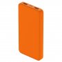 Внешний аккумулятор софт-тач Polus, 10000 Mah, без Micro-USB, оранжевый