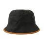Панама двусторонняя BUCKET POCKET-S, желтая с черным