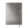Бизнес-блокнот AURI, А5, серебристый