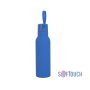 Бутылка для воды Фитнес, soft touch, синяя