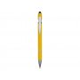 Ручка-стилус металлическая шариковая Sway-желтый