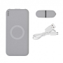 Набор Камень на 2 предмета, 8000 mAh /16Gb, с покрытием soft grip, серый