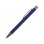 Ручка металлическая soft touch шариковая Tender-темно-синий