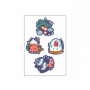 Объемные наклейки под смолой Sticker Pack на заказ