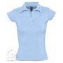 Рубашка поло без пуговиц Pretty 220, женская, голубая