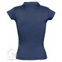 Рубашка поло без пуговиц Pretty 220, женская, темно-синяя оборот