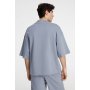 Футболка оверсайз унисекс T9, серая