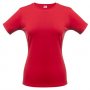 Футболка T-bolka Stretch Lady, женская, темно-красная