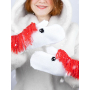 Варежки Игогошки, с красной гривой