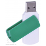 USB flash-карта Easy, зеленая полуоткрытая