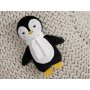 Мягкая игрушка Beastie Toys, пингвиненок с белым шарфом