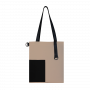 Шоппер Superbag Color, бежевый с чёрным