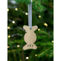 Деревянная подвеска Christmate, конфета