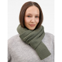 Шарф Catch Match, зеленый (полынь)