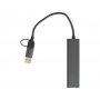 USB-хаб Command с коннектором 2-в-1 USB-C и USB-A, 2.0/3.0