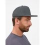 Бейсболка Epicore с прямым козырьком, серая