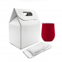 Набор Coffee Box c кофером софт-тач CO12s, красный