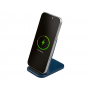 Беспроводное зарядное устройство Foldy, 15 Вт, темно-синее