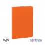 Ежедневник Милан с покрытием soft touch, А5, оранжевый