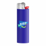 Зажигалка Bic J26, синяя, пример персонализации