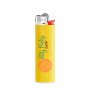 Зажигалка Bic J23, жёлтая, пример персонализации