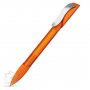 Шариковая ручка Hattrix Clear + Softgrip + Metal clip, оранжевая