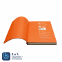 Ежедневник Bplanner 01, экокожа, оранжевый