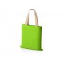 Сумка для шопинга Steady хлопковая с парусиновыми ручками, 260 г/м2, зеленое яблоко