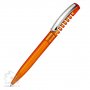 Шариковая ручка New Spring Clear clip metal, оранжевая