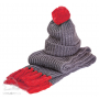 Комплект GoSnow, серый с красным