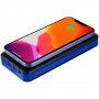 Аккумулятор с беспроводной зарядкой Holiday Maker Wireless 10000, синий