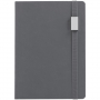 Ежедневник New Factor Metal А5, недатированный, серый