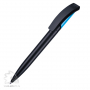 Шариковая ручка Verve Basic, черная с голубым