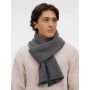 Шарф Laconi, темно-серый меланж