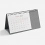 Календарь настольный Brand, серый