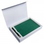 Коробка Silk с ложементом под ежедневник 15х21 см и ручку, ver.2, серая