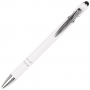 Ручка шариковая Star Soft Touch Shiny Silver Requis, белая