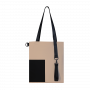 Шоппер Superbag Color, бежевый с чёрным