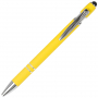 Ручка шариковая Star Soft Touch Shiny Silver Requis, желтая