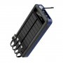 Внешний аккумулятор Xyron с солнечной панелью, 10000 mAh, синий